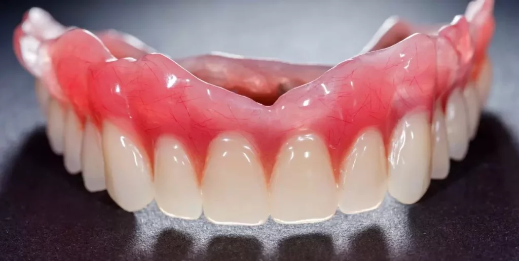 How long does it take a lab to make dentures? 