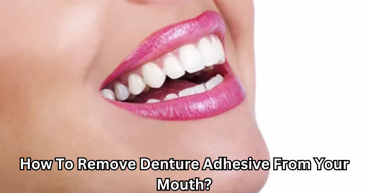 How To Remove Denture Adhesive From Your Mouth?